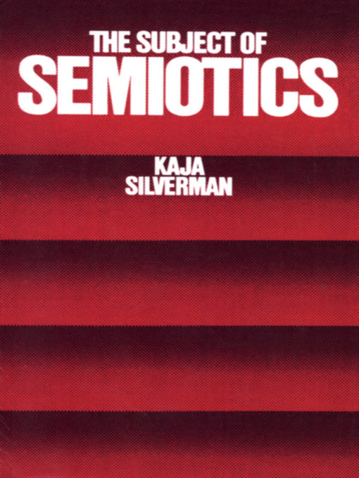 Cover image for The Subject of Semiotics